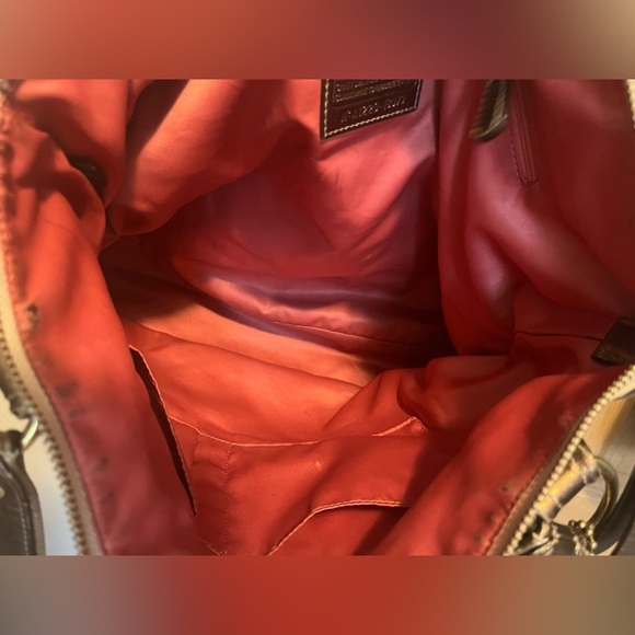 Coach Tan Signature Tote Bag Classic C Monogrammed Fabric - Picture 14 of 17